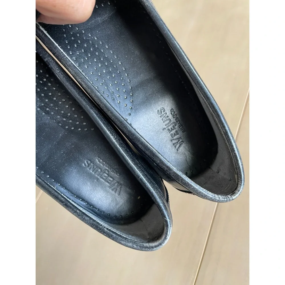 G.H. Bass & Co. Women's Leather Weejuns Whitney Penny Loafer Slip On Shoes